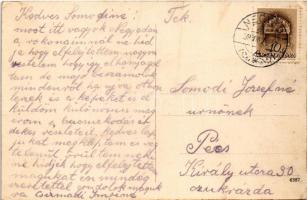 1939 Negyed, Neded; vasútállomás, Sass János üzlete / railway station, shop (EK)