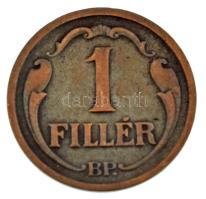 1929. 1f bronz T:XF 
Hungary 1929. 1 Fillér bronze C:XF 
Adamo P1