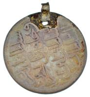 Oszmán Birodalom 1774 (1187/2) Onluk Ag "I. Abdülhamid" (4,36g) T:F patina, átfúrt, füllel...