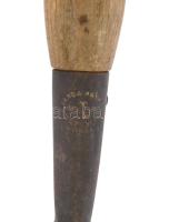 Ward & Payne Sheffield kertész villa, jelzett, h: 36 cm