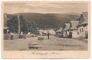 1912 Királyhegyalja, Sumjácz, Sumiac; utca. Uthy Béla felvétele / street view (EK)