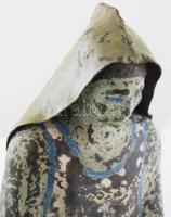 Kovács Imre (1936 Karcag - 1996 Budapest): Útépítő. Hegesztett vas, jelzés nélkül, m: 54 cm