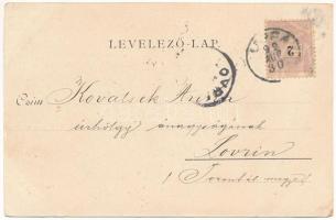 1899 (Vorläufer) Lippa, Lipova; Pata Gusztáv szállodája a Magyar királyhoz. Schwidernoch Károly kiad...