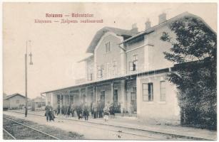 Kitsman, Kotzmann (Bukovina, Bukowina); Bahnstation / railway station (fl)