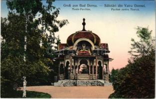 Vatra Dornei, Dornavátra, Bad Dorna-Watra (Bukovina, Bucovina, Bukowina); Musik Pavillon / music pavilion