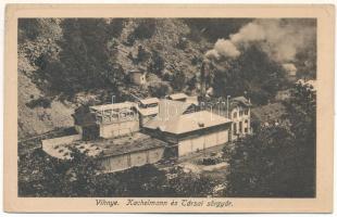 1918 Vihnye, Vyhne; Kachelmann és Társai sörgyár. Maksay és Joachim fényképészek / brewery, beer factory (EK)