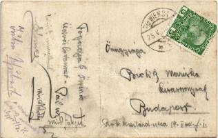 Wien, Vienna, Bécs; W. Schubert Cafe Restaurant Julienhof. photo (creases)