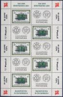2001 Tag der Briefmarke Kleinbogen, 2001 Bélyegnap kisív, 2001 Stamp day mini sheet