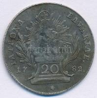 Német Államok / Bajorország 1782. 20kr Ag "Károly Tivadar" (6,52g) T:VF German States / Ba...