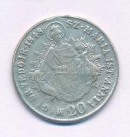 1848KB 20kr Ag "V. Ferdinánd" T:F fülnyom
Huszár: 2092., Unger III.: 1428