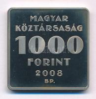 2008. 1000Ft Cu-Ni "Telefonhírmondó - Puskás Tivadar" kapszulában T:PP kis patina 
Adamo ...