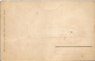 Eperjes, Presov; Flórián utca, üzlet. Cattarino S. utóda Földes Samu kiadása / street, shop (fa)