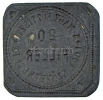 ~1920. Budapest ~1920. 20f "A Magy. Köztisztv. Fogy. Szövetkezete" bárca T:XF