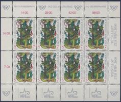 Tag der Briefmarke, Bélyegnap kisív, Day of stamp mini sheet