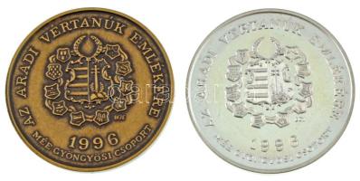 Bognár György (1944-) 1996. "MÉE Gyöngyösi Csoport - Aradi Vértanúk / Schweidel József" Ag...