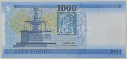 2017. 1000Ft "DE 2074939" a tervező, Vagyóczky Károly aláírásával T:UNC