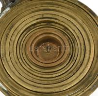 Antik bécsi 7 részes bronz lat készlet, jelzett, m: 4,5 cm