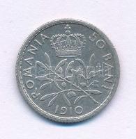 Románia 1910. 50b Ag "I. Károly" T:VF
Romania 1910. 50 Bani Ag "Charles I" C:VF...