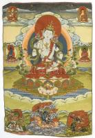 Modern kínai thangka, cca 90x58 cm