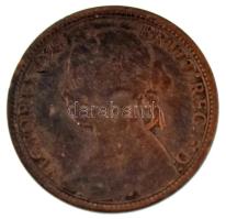 Nagy-Britannia 1875. 1 Farthing bronz "Viktória" T:F  Great Britain 1875. 1 Farthing bronze "Victoria" C:F  Krause KM#753