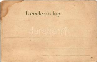 Pozsony, Pressburg, Bratislava; látkép, vár / general view, castle. G. Rüger & Co. Art Nouveau, ...