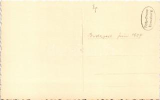 1937 Budapest I. Tabán, Gellérthegy, Erzsébet híd. photo (fl)