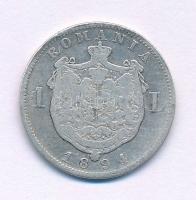 Románia 1894. 1L Ag "I. Károly" T:F
Romania 1894. 1 Leu Ag "Carol I" C:F
Kraus...