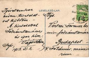 1913 Székesfehérvár (?) photo (vágott / cut)