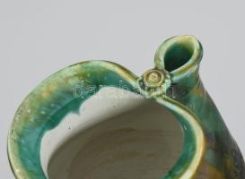 Alföldi csőrös kancsó, jelzett, kopással, m: 21,5 cm