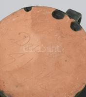 Alföldi csőrös kancsó, jelzett, kopással, m: 21,5 cm