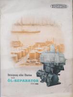 Westfalia Öl-Separator Type OG olajleválasztó berendezés német nyelvű ismertető prospektusa, kissé koszos borítóval, 8 p.