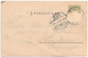 1904 Segesvár, Schässburg, Sighisoara; Ev. Knaben-Internat, Ev. Gymnasium mit Bergkirche / Evangélik...