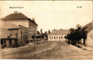 1925 Balatonboglár, Fő út, Faragó Sándor üzlete (EK)