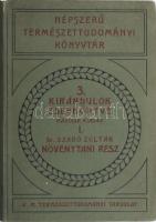 Kirándulók zsebkönyve. I. köt. Növénytani rész. Szabó Zoltán: Útmutató növények gyűjtésére, konzerválására, növénygyűjtemények berendezésére és növénytani megfigyelésekre. Népszerű Természettudományi Könyvtár 3. Bp.,1913, Kir. M. Természettudományi Társulat, XI+190 p. 2. kiadás. Kiadói egészvászon-kötés, Gottermayer-kötés, kissé kopott borítóval. &quot;Dr. Unger Emil Budapest&quot; bélyegzéssel. Feltehetőleg Unger Emil (1883?1945) zoológus, ichthiológust takarja a bélyegzés.