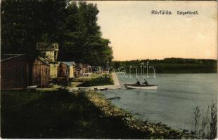 1930 Révfülöp, Szigetfürdő a Balatonon (Rb)