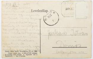 1908 Balaton-felvidék, Szent György-hegy, Csobánc. Mérei Ignác kiadása (Rb)