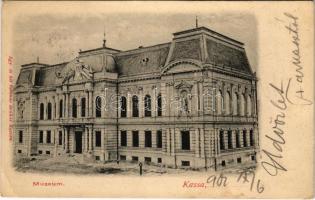 1902 Kassa, Kosice; Múzeum. Egy és két koronás áruház kiadása / museum (fl)