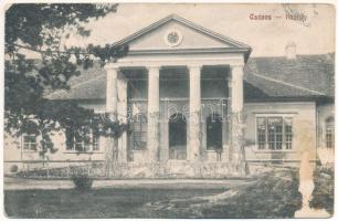 1918 Csávos, Ciavos, Graniceri; Csávossy kastély. Bleyer József fényképészeti műintézete / castle (f...