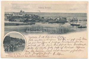 1902 Constanta, Vederea portului, Vedere de la Vic / port, beach (r)