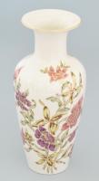 Zsolnay virágcsokor mintás váza. Jelzett, hibátlan, m: 27 cm
