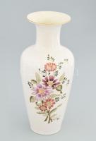 Zsolnay virágcsokor mintás váza. Jelzett, hibátlan, m: 27 cm