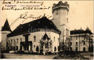 1921 Nagykároly, Carei; Gróf Károlyi kastély / castle (EK)