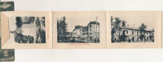 1910 Bártfa, Bártfafürdő, Bardejovské Kúpele, Bardiov, Bardejov; Főforrás és fedett sétány. Horovitz...