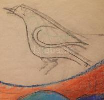 Rác András (1926-2013): Szentendrei motívumok. Pasztell, papír, jelzés nélkül. Proveniencia: A művés...