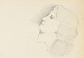 Tóth Gyula (működött a XX. sz. elején-első felében): 10 db tanulmányrajz (női portrék és aktok, kato...