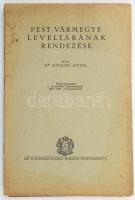 Szabó Zoltán: A magyar levéltárvédelem kérdése. + Főglein Antal: Pest vármegye levéltárának rendezése. Bp., (1931.), Kir. M. Egyetemi Nyomda, 75 p.; 16 p. Kiadói papírkötések, kissé foltos borítóval.