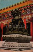 1955 Beijing, Peking; Summer Palace, Bronze Lion - MODERN (EK)