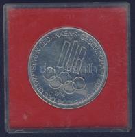 NDK 1974. "Olimpia - Pierre de Coubertin" fém emlékérem eredeti plasztiktokban T:1