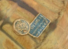 Spanyol design kancsó. Címkével jelzett, minimális pattogzással, m: 16,5 cm