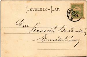 1904 Kőhalom, Reps, Rupea; vár. F. Petrovitsch kiadása / castle (kis szakadás / small tear)